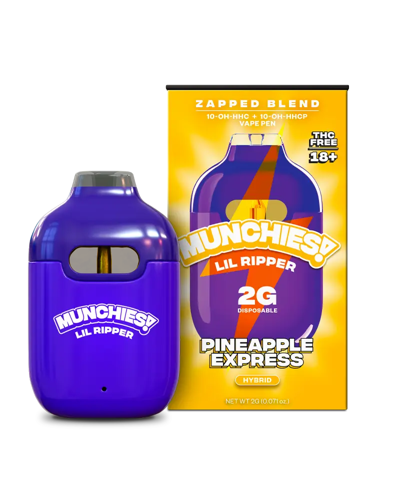 Delta Munchies 10-OH-HHC/10-OH-HHCP Lil Ripper - Vape Pen | Pineapple Express - Hybrid - 2g