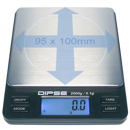 Digitalwaage DIPSE TP-2000 - 2.000g x 0,1g