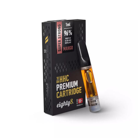 Eighty8 Premium 10-OH-HHC Vape Kartusche | Mango - 1 ml Ersatzkartuschen Eighty8