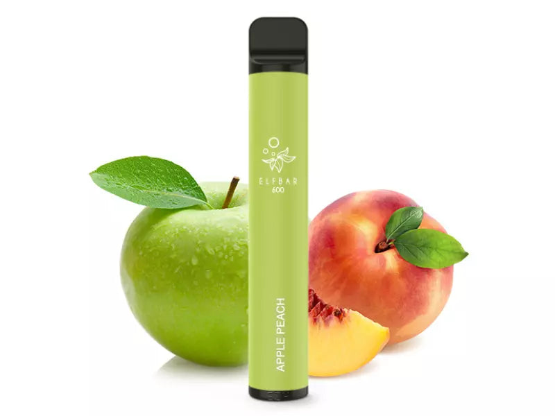 ELFBAR 600 Vape Pen | Apple Peach | 2ml - 20mg Nikotin - ca. 600 Züge Vape ELFBAR