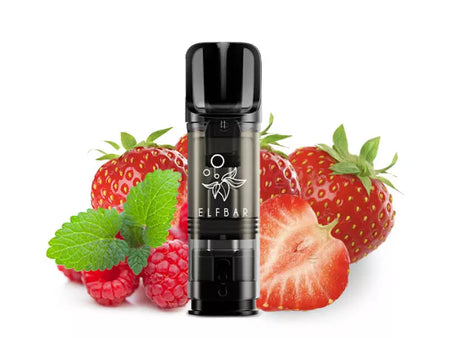 ELFBAR ELFA Pod mit Nikotin | Strawberry Raspberry | 20 mg/ml - 2er Set Pod ELFBAR