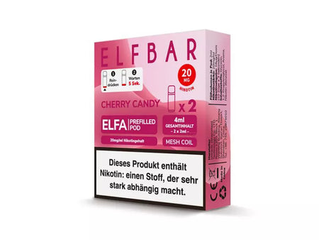 ELFBAR ELFA Pod mit Nikotin | Cherry - 20 mg/ml - 2er Set Pod ELFBAR