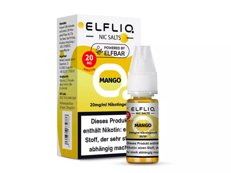 ELFBAR ELFLIQ Liquid mit Nikotin | Mango | 20 mg/ml - 10ml Liquid Lost Mary by ELFBAR