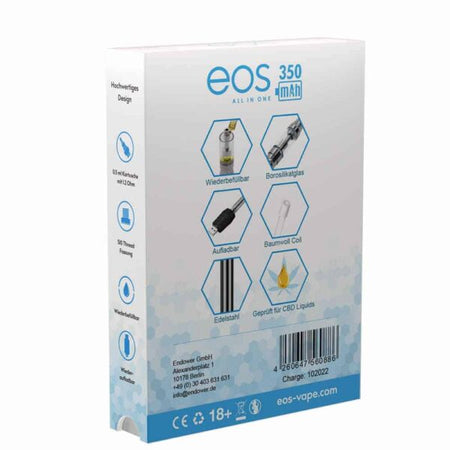 eos CBD Vape Pen 350mAh | Batterie mit Kartusche eos