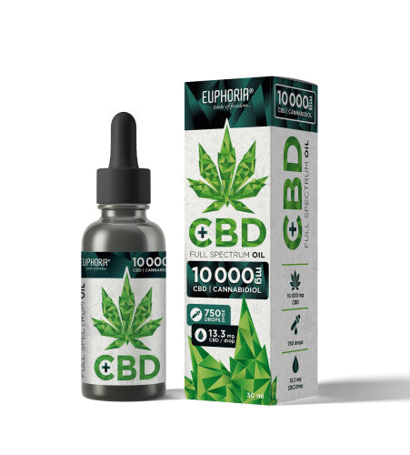 Vollspektrum CBD Öl | 10.000 mg CBD | 30 ml - Euphoria - Jay-Tea