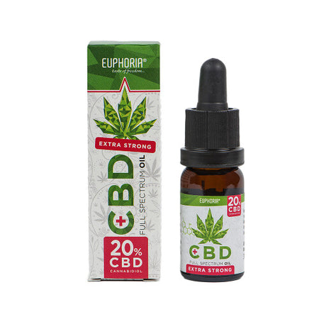 Vollspektrum CBD Öl | 5 - 25% CBD - 10ml CBD Öl Euphoria 20 %