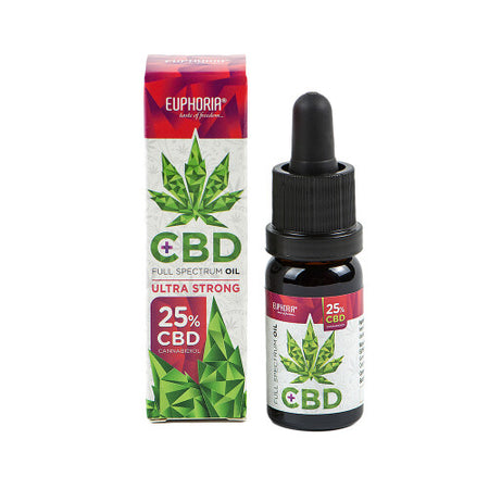 Vollspektrum CBD Öl | 5 - 25% CBD - 10ml CBD Öl Euphoria 25 %