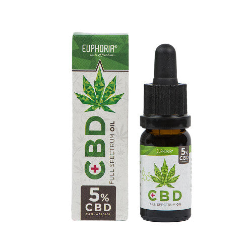 Vollspektrum CBD Öl | 5 - 25% CBD - 10ml CBD Öl Euphoria 5 %