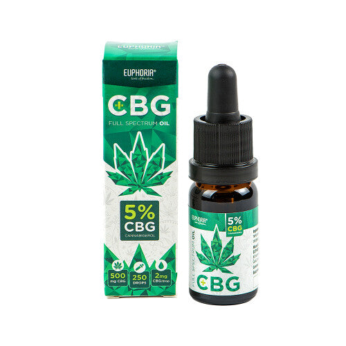 Vollspektrum CBG Öl | 5 - 10 % CBG - 10ml CBG Öl Euphoria 5 %