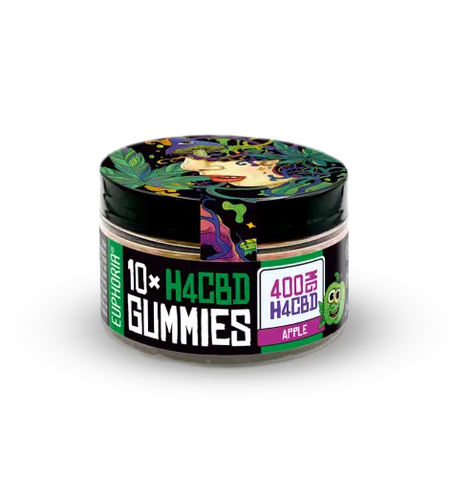 Euphoria H4CBD Gummies | Apfel | 400mg H4CBD - 10x40 mg Gummies Euphoria