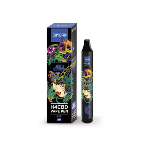 Euphoria H4CBD Vape Pen - Einweg-Vape | Juicy Blueberry - 50% - 2ml Vape Euphoria