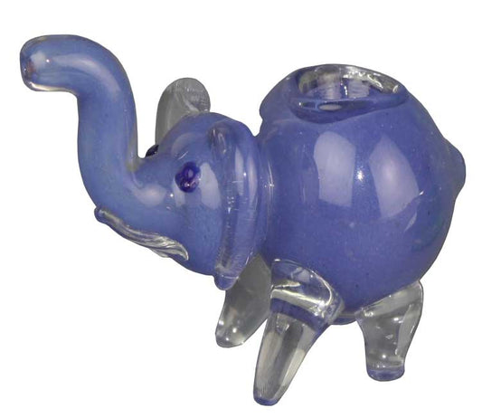 Glaspfeife Elefant - ca. 10x10 cm