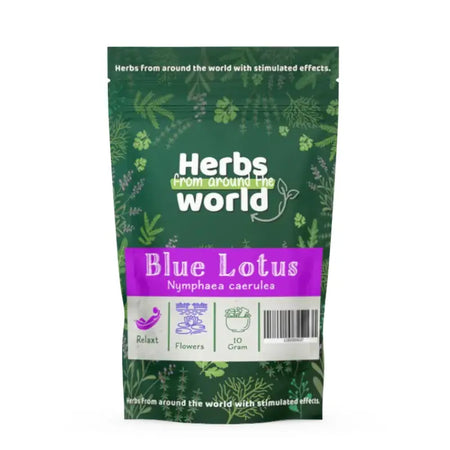 Blauer Lotus Blüten - 10g Gummibärchen globalherbs