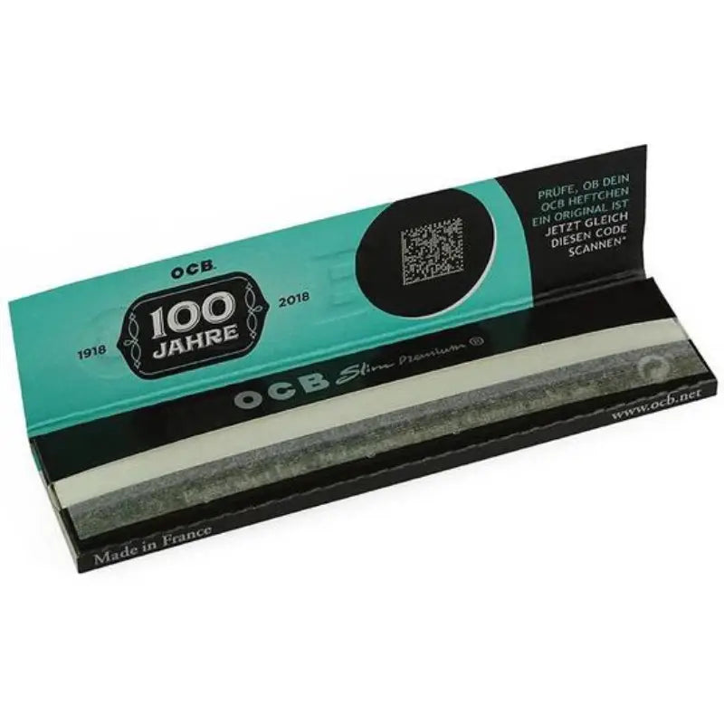 OCB Black Slim | Premium Long Papers - 32 Blatt Papers OCB