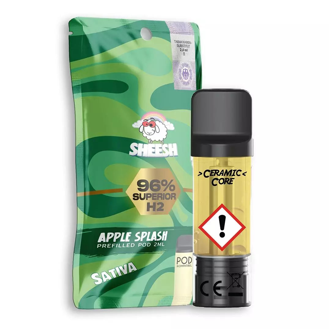 SHEESH 10-OH H2 Superior Pod | 96% - 2ml - Apple Splash