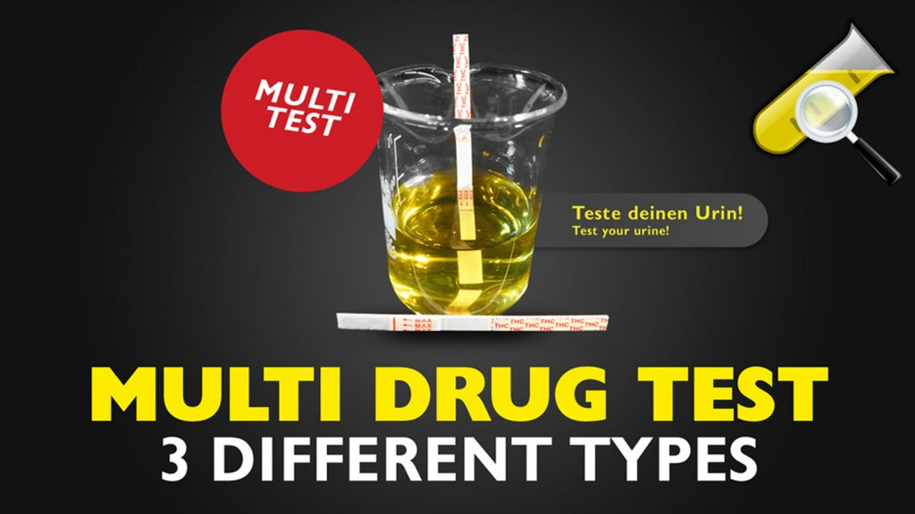 Multi Drogentests 3fach - Selbsttest - Urin-Teststreifen auf Amphetamin, Kokain & THC Drogentest Jay-Tea