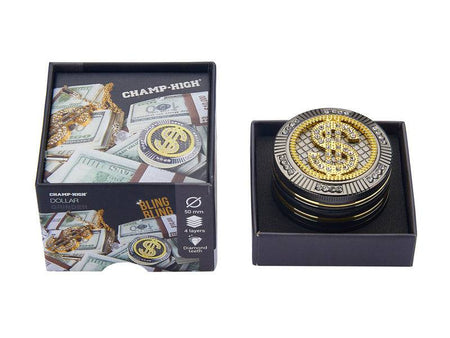 Grinder Champ High | Bling-Bling Dollar - 4-teilig Grinder Champ-High