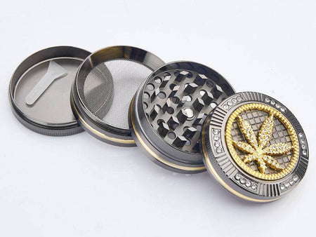 Grinder Champ High | Bling-Bling Leaf - 4-teilig Grinder Champ-High