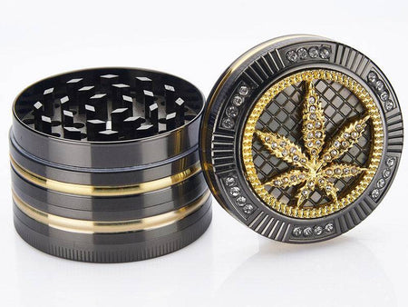 Grinder Champ High | Bling-Bling Leaf - 4-teilig Grinder Champ-High