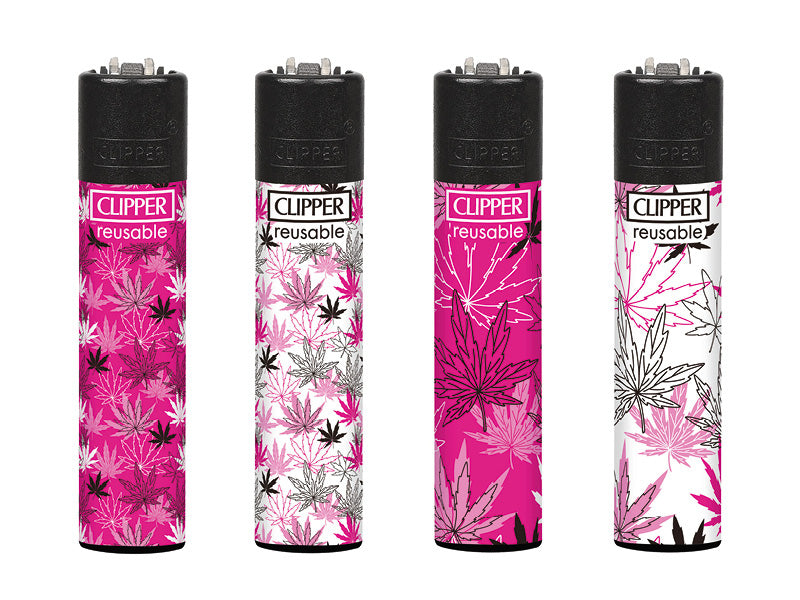 Clipper Large | Pink Leaves 2