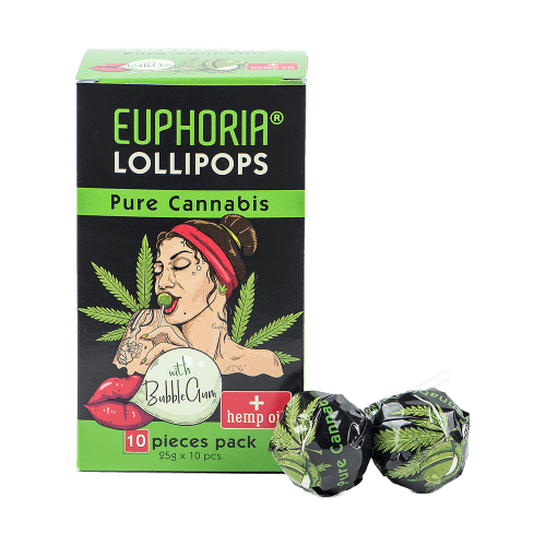 Lollipop mit Kaugummi - Euphoria - Jay-Tea