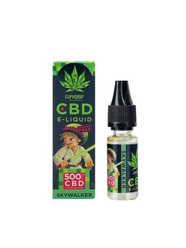 Euphoria CBD E-Liquid | 10 ml Liquid Euphoria Skywalker OG | 500 mg CBD