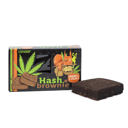 Hasch Brownie Brownie Euphoria Cannabis & Walnuss