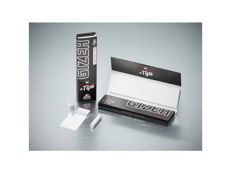 Papers Black | King Size Slim + Tips - Gizeh - Jay-Tea