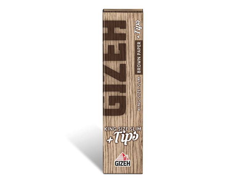 Papers Brown | King Size Slim + Tips - Gizeh - Jay-Tea
