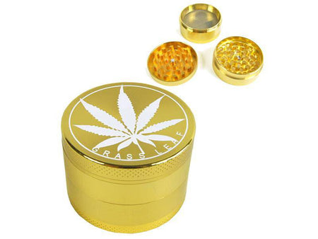 Grinder | Grass Leaf - 3-teilig Grinder Jay-Tea