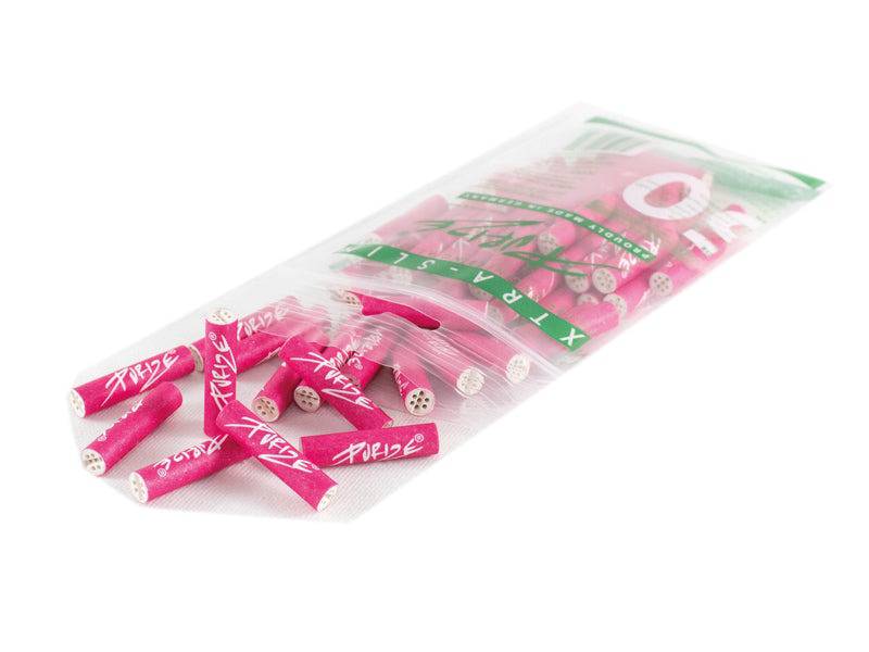 PURIZE XTRA Slim Size Aktivkohlefilter – 50er Pack - ø 5,9 mm Aktivkohlefilter Purize Pink