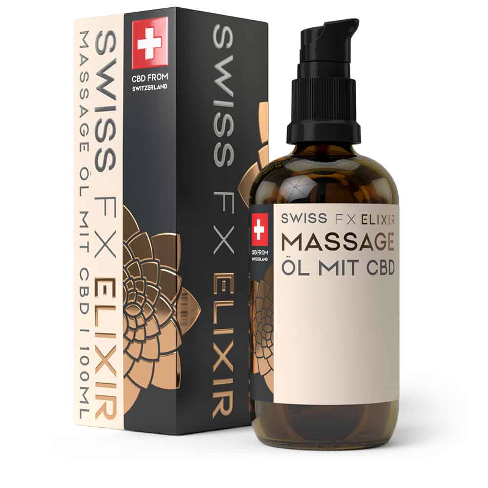 Massage Öl | 500mg CBD - Swiss FX - Jay-Tea