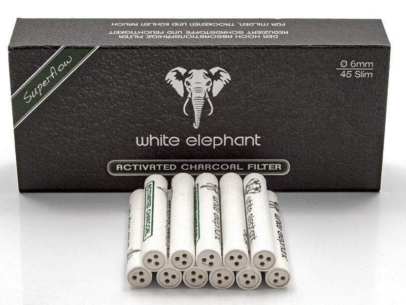 Aktivkohlefilter | ø 6 mm | 45 Stück - White Elephant - Jay-Tea